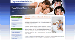 Desktop Screenshot of orgasmefeminin.net